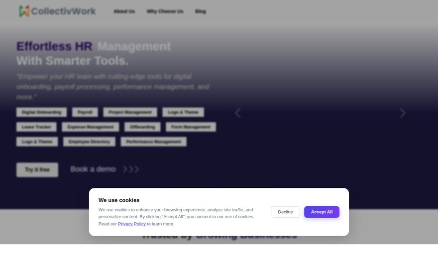 CollectivWork — Effortless HR Management